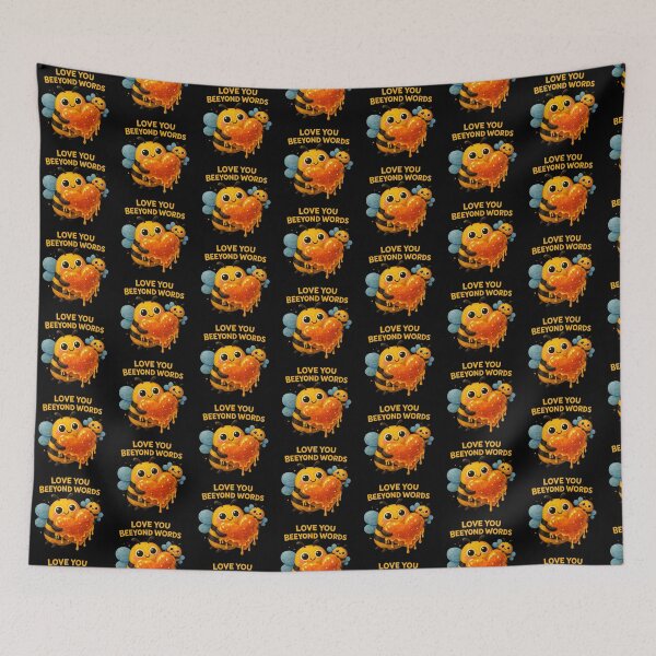 Item preview, Love You Beeyond Words Bee Art designed and sold by Liv Solara.