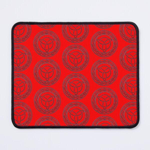 Item preview, Celtic Inspired Emblem Design Intricate Pattern Sheild Badge Unique Authentic Red Background designed and sold by Arniesart85.