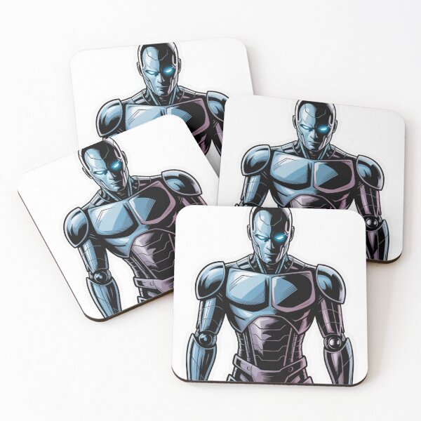 Item preview, Futuristic AI Enforcer Illustration designed and sold by Mystic Wild Studio.
