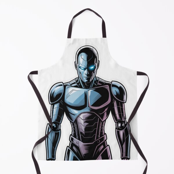 Item preview, Futuristic AI Enforcer Illustration designed and sold by Mystic Wild Studio.