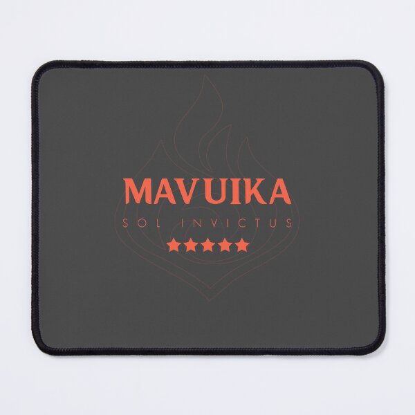 Item preview, Genshin Mavuika Nameplate designed and sold by NeonSunsetMedia.