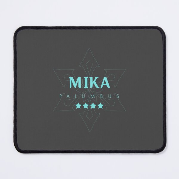 Item preview, Genshin Mika Nameplate designed and sold by NeonSunsetMedia.