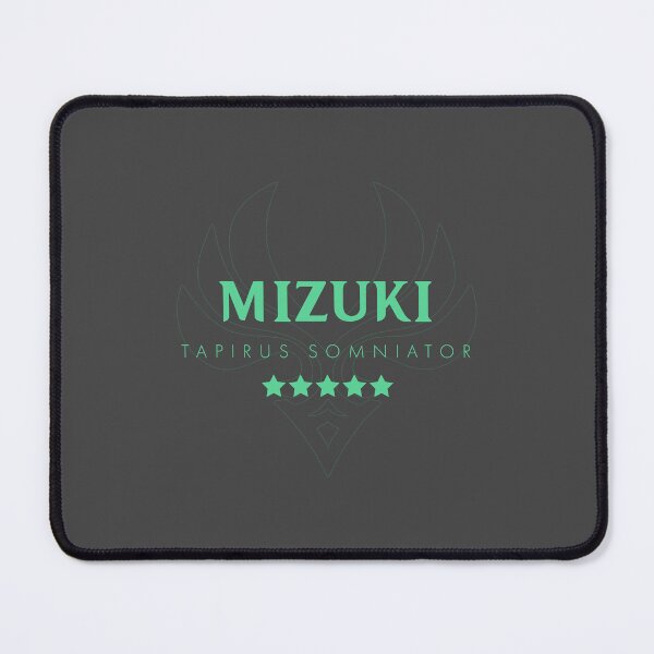 Item preview, Genshin Mizuki Nameplate designed and sold by NeonSunsetMedia.