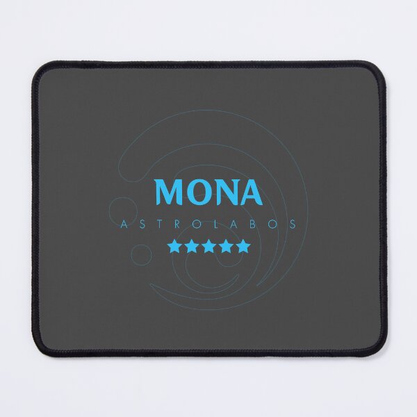 Item preview, Genshin Mona Nameplate designed and sold by NeonSunsetMedia.