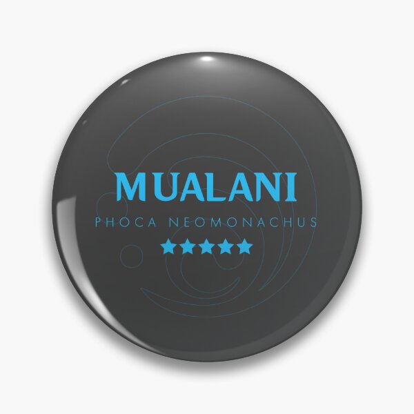Item preview, Genshin Mualani Nameplate designed and sold by NeonSunsetMedia.