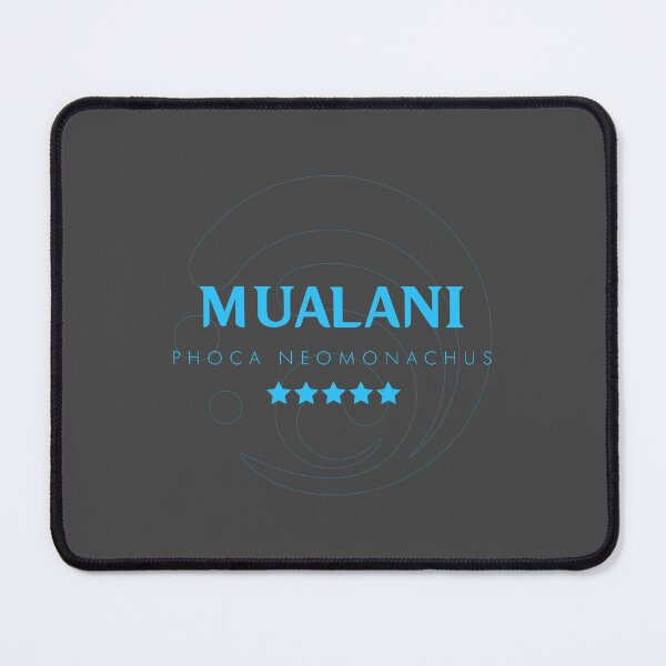 Item preview, Genshin Mualani Nameplate designed and sold by NeonSunsetMedia.