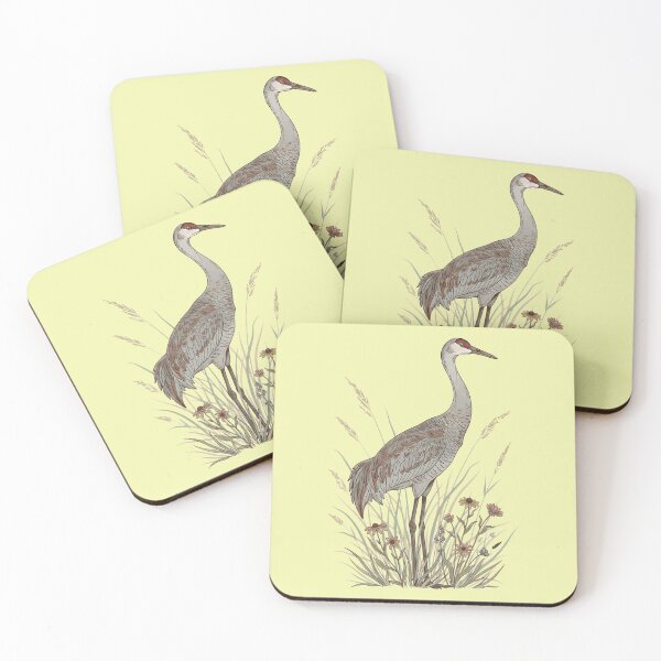 Item preview, Vintage Sandhill Crane Nature Art designed and sold by BirdsnStuff.