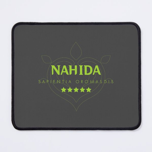 Item preview, Genshin Nahida Nameplate designed and sold by NeonSunsetMedia.