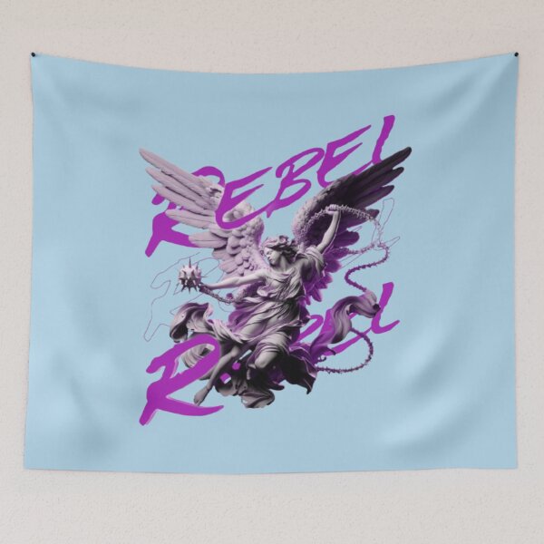 Item preview, Rebel Spirit – street sculpture graphics of winged angels designed and sold by WAKYSHOP.