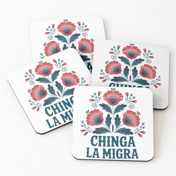 Item preview, Chinga la Migra Flowers designed and sold by ketkacreations.