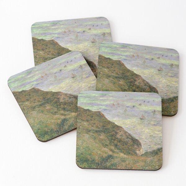 Item preview, View Over the Sea by Claude Monet: Impressionist Coastal Seascape Poster designed and sold by artofuniverse.