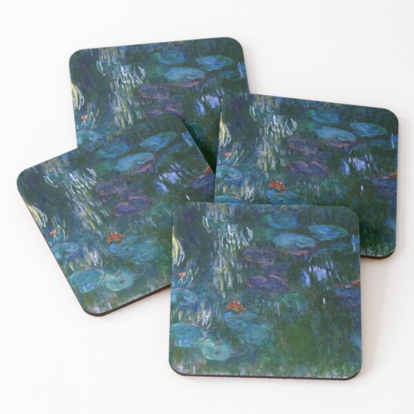 Artikelvorschau, Seerosen von Claude Monet: Impressionistischer Wassergarten-Kunstdruck entworfen und verkauft von artofuniverse.