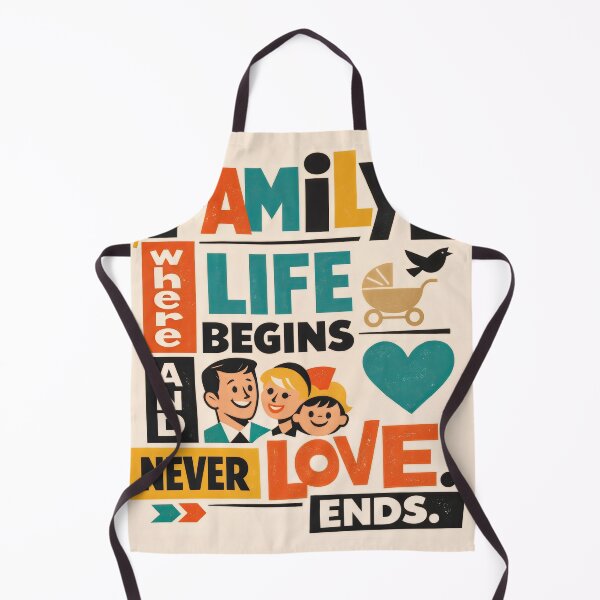 Item preview, Family Begins Here: Love That Never Ends designed and sold by ForeverPrintsOK.