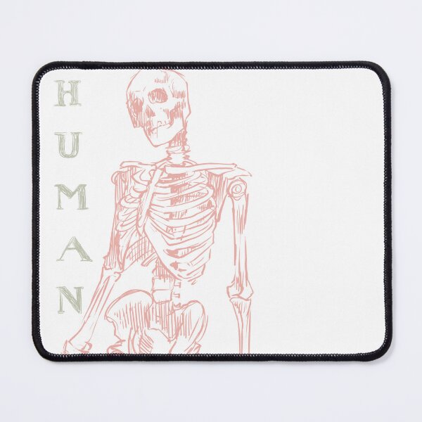 Item preview, Human – Pink Minimalist Skeleton Goth Art designed and sold by DanniDan.
