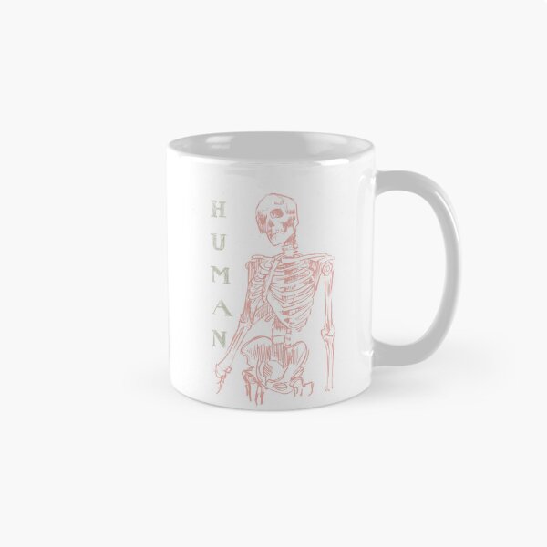 Item preview, Human – Pink Minimalist Skeleton Goth Art designed and sold by DanniDan.