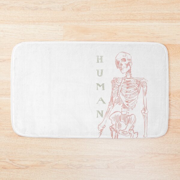 Item preview, Human – Pink Minimalist Skeleton Goth Art designed and sold by DanniDan.