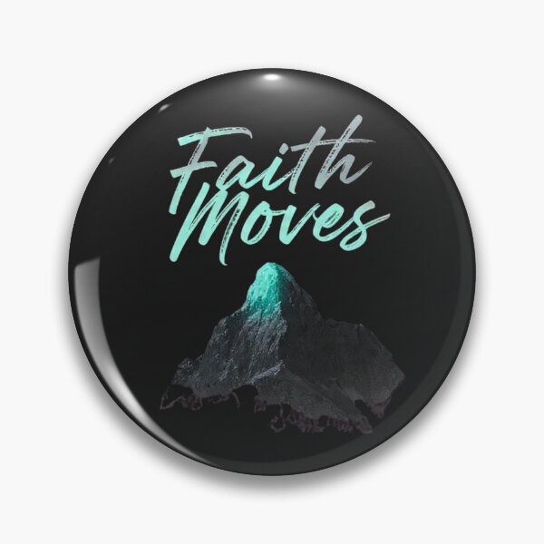 Item preview, Faith Moves Mountains Christian Graphic Design.- Christian Affirmation Text Graphic designed and sold by GEM STYLE.