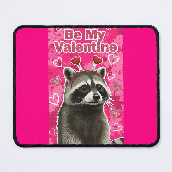 Item preview, Be My Valentine Raccoon Heart Antennae Headband Cute designed and sold by naughty-raccoon.