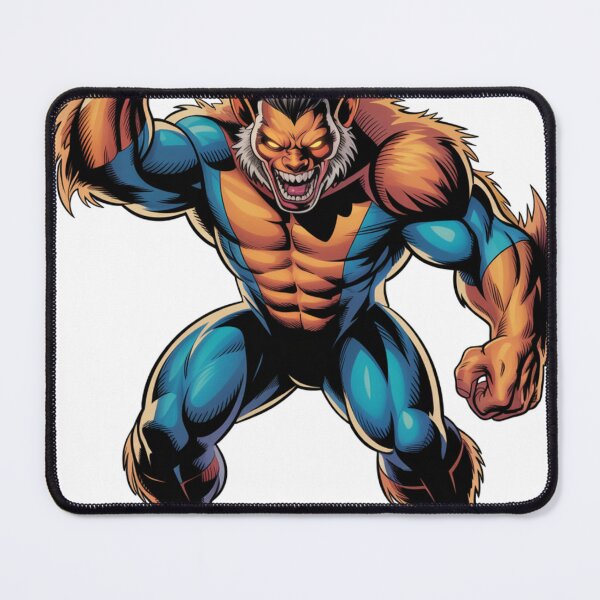 Item preview, Hybrid Beast Hero Comic Illustration designed and sold by Mystic Wild Studio.