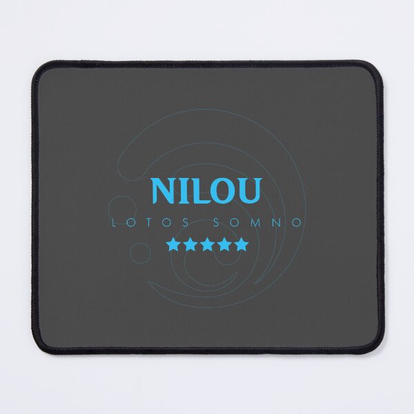 Item preview, Genshin Nilou Nameplate designed and sold by NeonSunsetMedia.