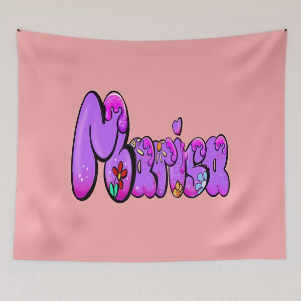 Item preview, Marisa popular girls first name in purple. Top 100 Personalized personalised customised name Marisa  designed and sold by Artonmytee.