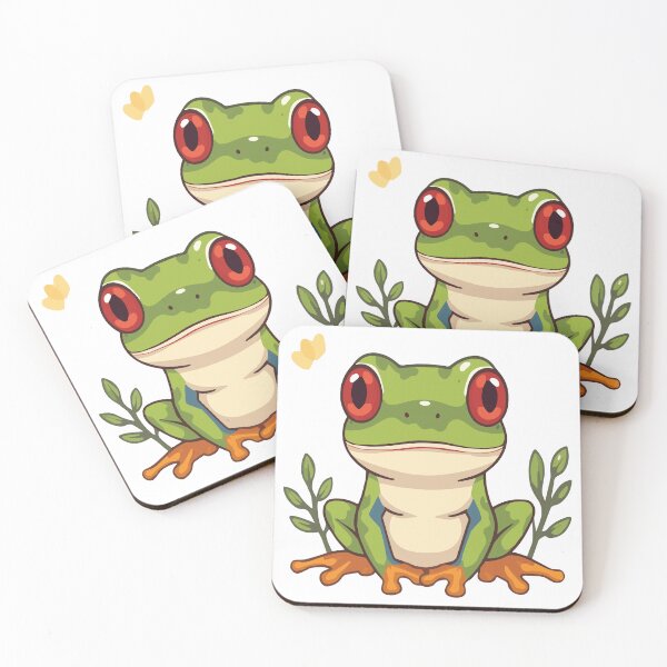Item preview, Little Chill Frog – Cute and Relaxed Illustration designed and sold by Hellocr.