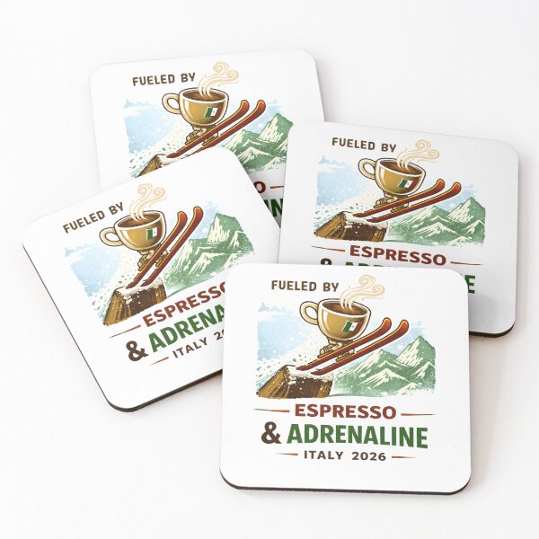 Item preview, Fueled By Espresso And Adrenaline Italy 2026 designed and sold by AnnDesignStudio.