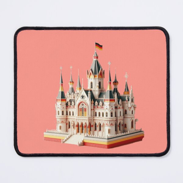 Item preview, 3D Castle Label – Germany Flag Minimal Art , designed and sold by PaintMeWorld.