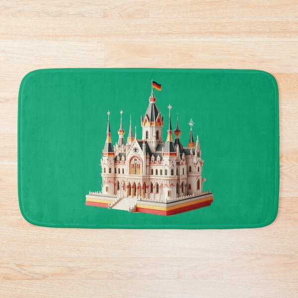 Item preview, 3D Castle Label – Germany Flag Minimal Art ,  designed and sold by PaintMeWorld.