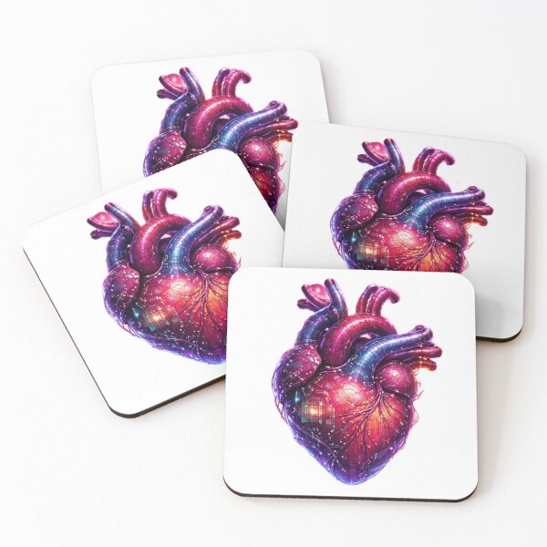 Item preview, Cyberpunk Mechanical Heart Art - Futuristic Bio-Organ Design designed and sold by Marvels Inspired Art.