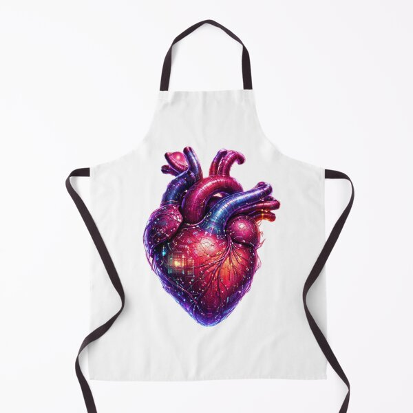 Item preview, Cyberpunk Mechanical Heart Art - Futuristic Bio-Organ Design designed and sold by Marvels Inspired Art.