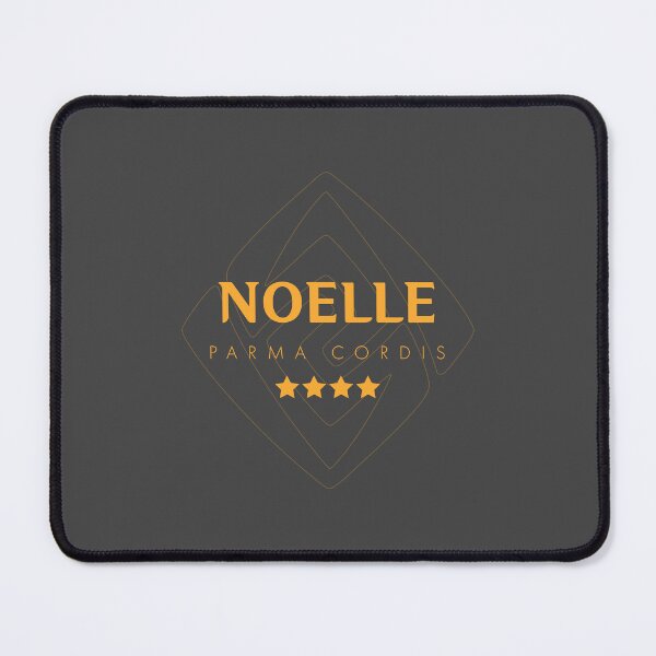 Item preview, Genshin Noelle Nameplate designed and sold by NeonSunsetMedia.