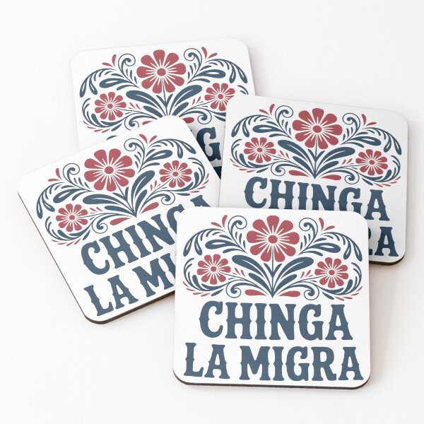 Item preview, Chinga la Migra Flowers designed and sold by ketkacreations.