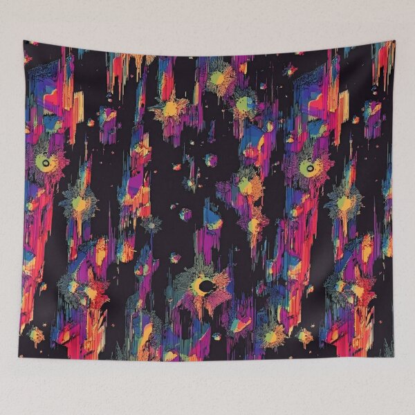 Item preview, Neon color black dust pattern 3rd designed and sold by JeniSeny.