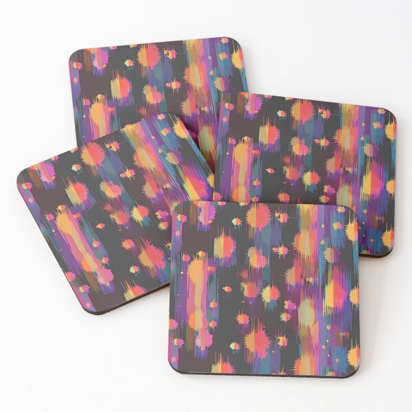 Item preview, Neon color black dust pattern 4th designed and sold by JeniSeny.