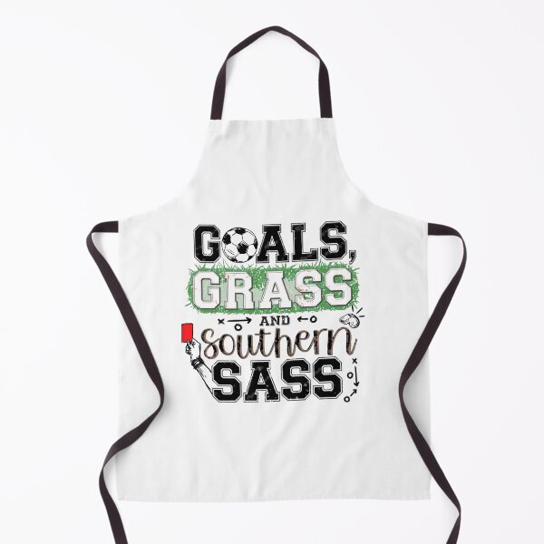 Item preview, Goals Grass and Southern Sass - Vintage Soccer Fan Southern Pride Graphic designed and sold by CulDeSacCreate.
