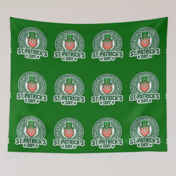 Item preview, Irish Red Beard St. Patrick's Day Lucky Shamrock Design. designed and sold by LunaPrintCo.