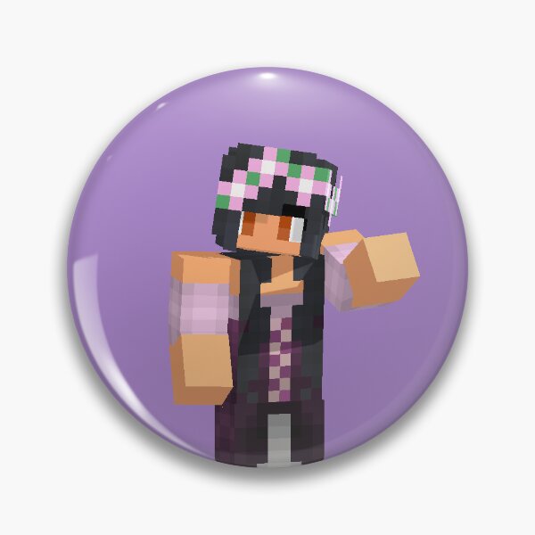 Item preview, Minecraft Diaries Aphmau Sticker Mystreet Purple designed and sold by bubbleiel.