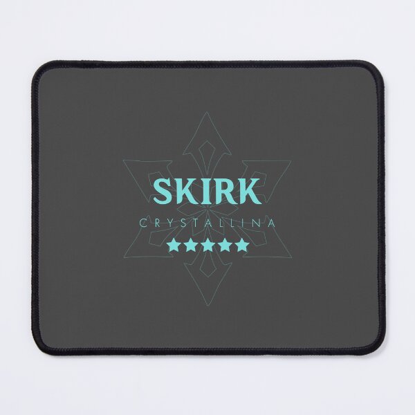 Item preview, Genshin Skirk Nameplate designed and sold by NeonSunsetMedia.