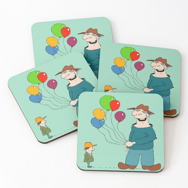 Item preview, Balloon seller. Funny cartoon design. designed and sold by Grant Wilson.