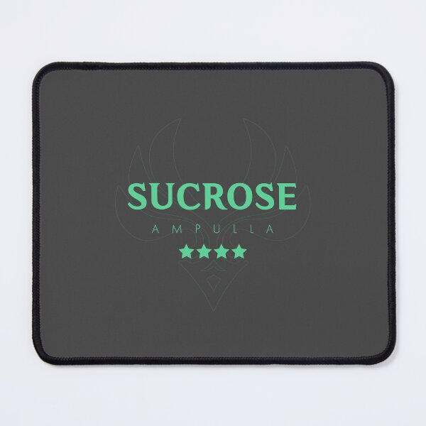 Item preview, Genshin Sucrose Nameplate designed and sold by NeonSunsetMedia.