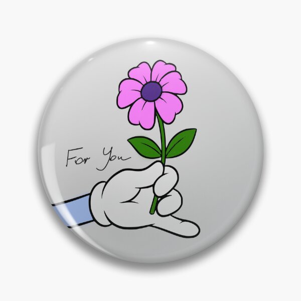 Item preview, Pink Flower for my Girlfriend -  Cartoon Clip Art designed and sold by SawaOne.