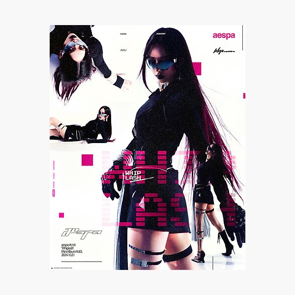 Item preview, Aespa Karina Whiplash Neo-Futurist Graphic designed and sold by AlexandrePoveda.