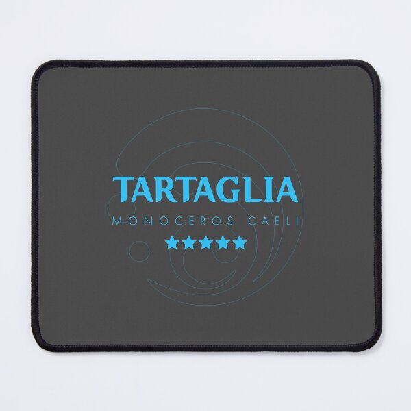 Item preview, Genshin Tartaglia Nameplate designed and sold by NeonSunsetMedia.
