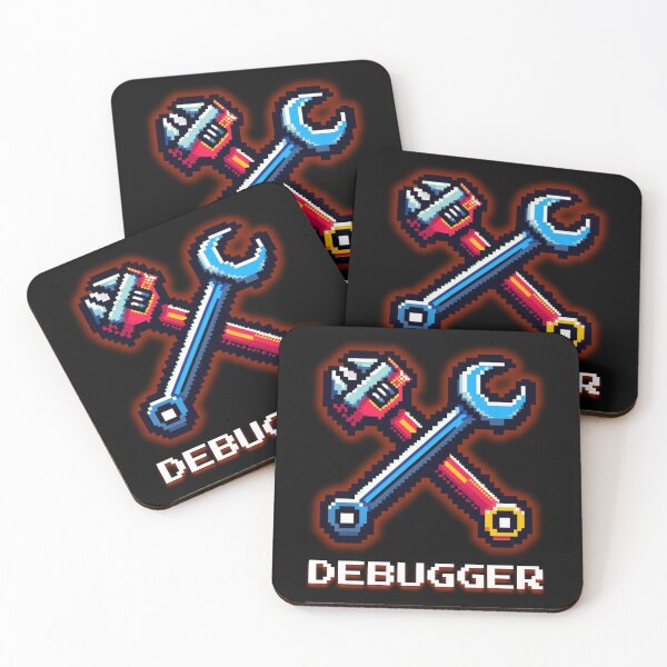 Item preview, Debugger - Retro Pixel Art Mechanic Tool & Gaming Humor designed and sold by JonyDG.