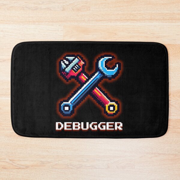 Item preview, Debugger - Retro Pixel Art Mechanic Tool & Gaming Humor designed and sold by JonyDG.