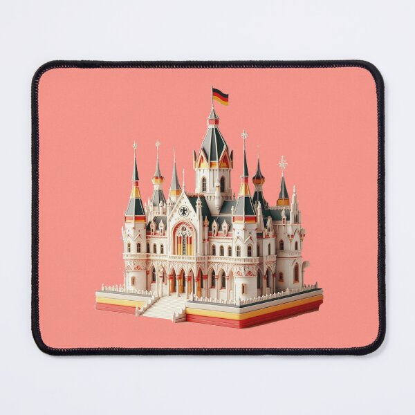 Item preview, 3D Castle Label – Germany Flag Minimal Art , designed and sold by PaintMeWorld.