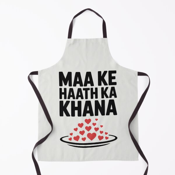Item preview, Maa Ke Haath Ka Khana – Desi Food Love Quote Design designed and sold by Swati Art Shop.