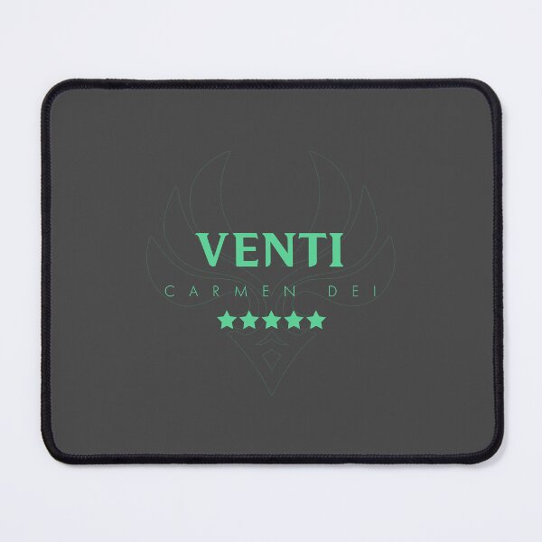 Item preview, Genshin Venti Nameplate designed and sold by NeonSunsetMedia.