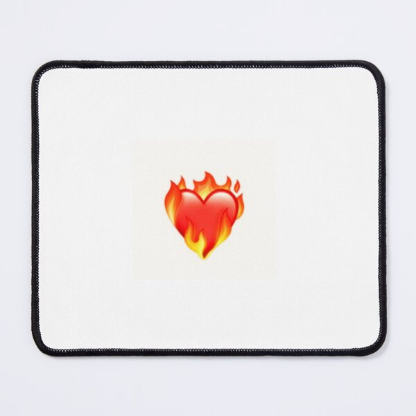 Item preview, Fire Heart Emoji designed and sold by Pura Vida Shop.